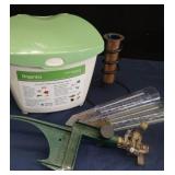 RAIN GAUGE, COMPOSTER AND SPRINKLER