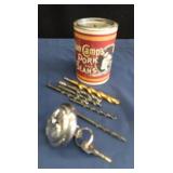 DRILL BITS W/ DECORATIVE CANS