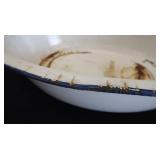ENAMELWARE WASHTUB AND TRAY