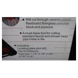 NIB TUNGSTEN CARBIDE HOLESAW KIT