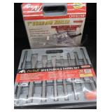 NIB CHISEL/PUNCH SET AND 1" BRAD AIR NAILER
