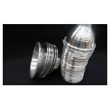 HUGE BOX OF ASSORTED GLASS AND METAL LIGHT GLOBES