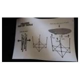 2 NEW MYSTIC TAILGATE FOLDING POP UP TABLES