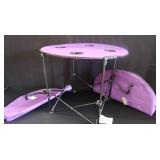 2 NEW MYSTIC TAILGATE FOLDING POP UP TABLES