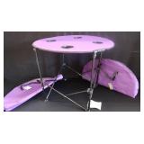 2 NEW MYSTIC TAILGATE FOLDING POP UP TABLES