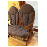 Double Seater Wooden Glider Bench