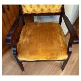 Vintage Victorian Style Mahogany Armchair