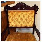 Vintage Victorian Style Mahogany Armchair
