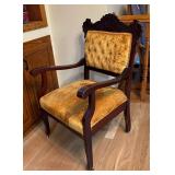 Vintage Victorian Style Mahogany Armchair