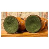 Vintage Woden Candle Holders