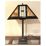 Mission Style Stained Glass Lamp
