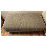 Neutral Upholstered Ottoman