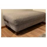 Neutral Upholstered Ottoman