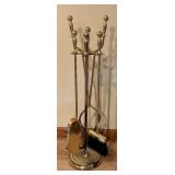 Brass Fireplace Tool Set / Brass Fireplace Accessory Set
