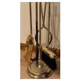 Brass Fireplace Tool Set / Brass Fireplace Accessory Set