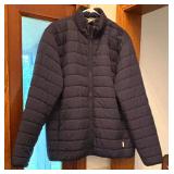 Navy Blue Puffer Coat by Voyager