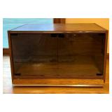 Glass Front Media Cabinet / Stand