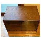 Glass Front Media Cabinet / Stand