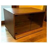 Glass Front Media Cabinet / Stand