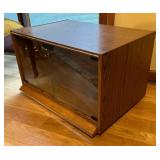 Glass Front Media Cabinet / Stand