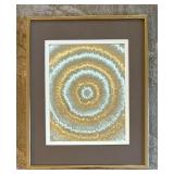 Pair of Manifestations Optical Illusionary Shimmery Prints