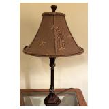 Table Lamp with Dragonfly Motif Shade