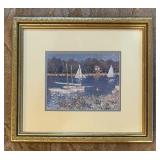 "The Bassin at Arenteuil" Print by Claude Monet