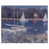 "The Bassin at Arenteuil" Print by Claude Monet