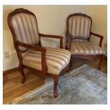Pair of Elegant Vintage Armchairs