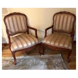 Pair of Elegant Vintage Armchairs