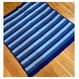 Hues of Blues Vintage Afghan