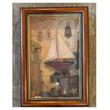 Nautical Shadow Box Style Wall Decor