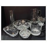 Crystal and Clear Glass Grouping