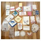 Variety of Vintage Linens