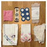 Variety of Vintage Linens