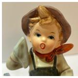 Vintage Napcoware Boy Chopping Wood Figurine