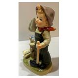Vintage Napcoware Boy Chopping Wood Figurine