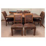 Gorgeous Wood Dining Table Set