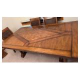 Gorgeous Wood Dining Table Set