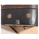 Antique Stencil Painted Steamer Trunk