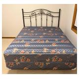 Black and Bronze Queen/Full Metal Bed Frame