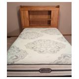 Broyhill Oak Queen Storage Bed Frame