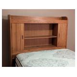 Broyhill Oak Queen Storage Bed Frame