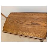 Oak Drop Leaf Side Table