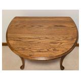 Oak Drop Leaf Side Table