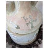 Concrete Floral Water Fountain