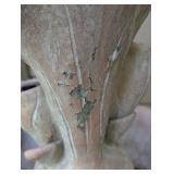 Concrete Floral Water Fountain