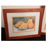 Small Framed Fruit and Veggie Prints by Anne-Marie