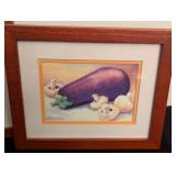 Small Framed Fruit and Veggie Prints by Anne-Marie