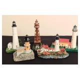Assorted Lighthouse Figurines